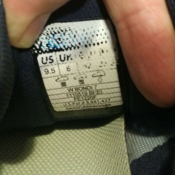 HOKA ONE ONE Bondi 7 Women's Cushioned Running Shoes Size 9.5 - Picture 10 of 12